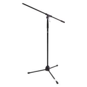 Tripod Boom Microphone Stand - Black