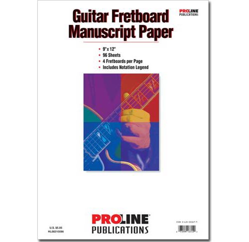 Guitar Fretboard Manuscript Paper - HLP210086