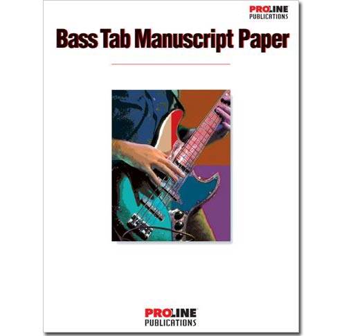 Bass Tab Manuscript Paper - HLP210089