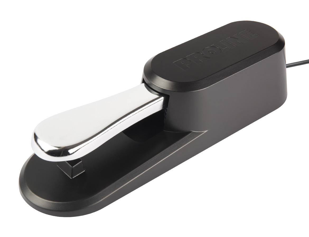 Universal Piano-Style Sustain Pedal with Polarity Switch